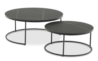 Flen, комплект кофейных столов d65-85 см
