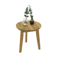 Кофейный стол из дерева Clemens ⌀42см