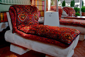 Плетеная мебель для кафе Чайхона