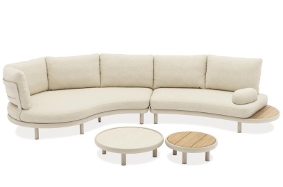 Gotland Lounge, комплект мебели c парными столиками бежевый