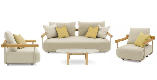 Abisko, комплект лаунж мебели, бежевый
