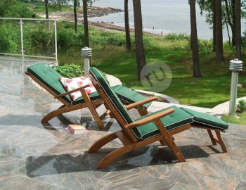 Подушка для кресла-шезлонга KWA Classic, зеленая