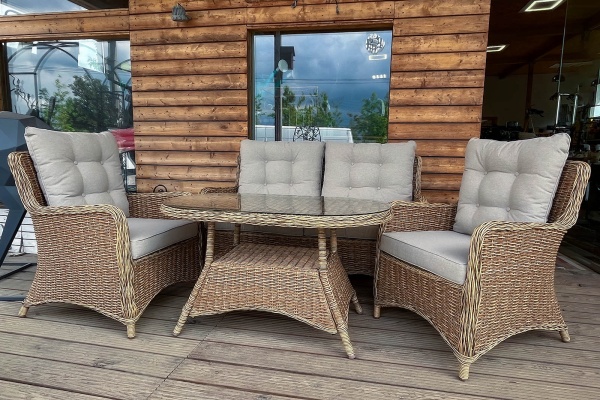 Комплект мебели из искусственного ротанга Real Natur