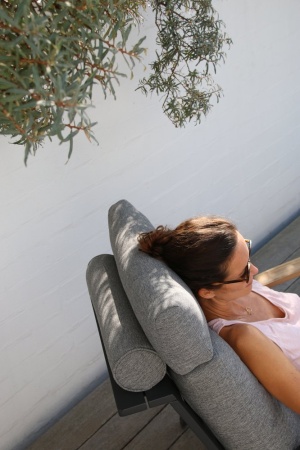 Malmo Lounge, комплект мебели с 2-х местным диваном, алюминий, антрацит/серый