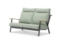 Malmo Lounge, комплект мебели с 2-х местным диваном (антрацит/зеленый) 0062-0063-72-225 Алюминий BRAFRITID (Brafab) Malmo Lounge, комплект мебели с 2-х местным диваном (антрацит/зеленый)
