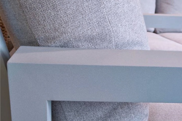 Madison, диван 2 секции, алюминий