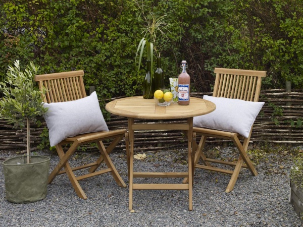 Turin, стол круглый d100, тик