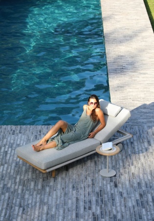 Avesta, комплект лежаков со столом, тик/роуп