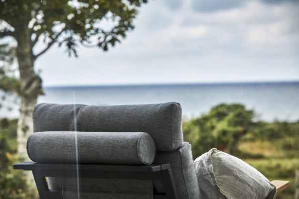 Malmo Lounge, комплект мебели с 2-х местным диваном, алюминий, антрацит/серый