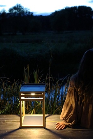 Sala, лампа 28см, антрацит/тик