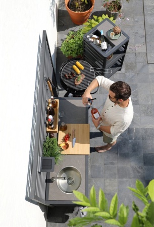 Arvika, уличная кухня антрацит