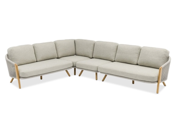 Avesta, угловой комплект лаунж мебели тик/роуп