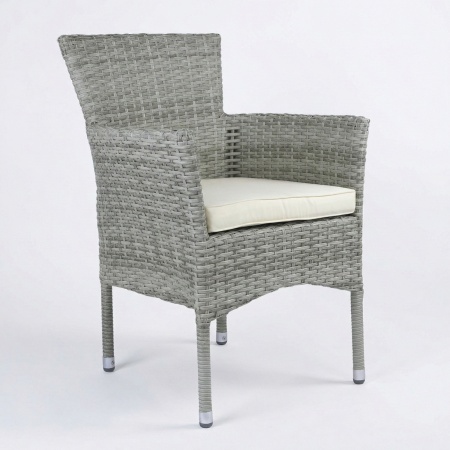 Диана, кресло, серо-коричневый, искусственный ротанг