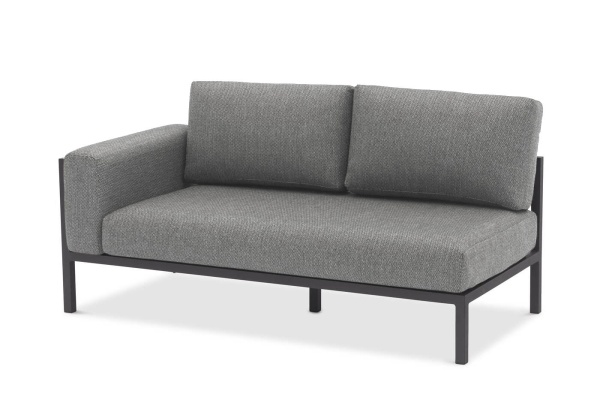 Stockholm, угловой диван с креслом, антрацит/серый