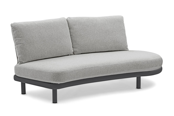 Gotland Lounge, комплект мебели c кофейным столом антрацит/серый 0302-0306-72-160 Тик Алюминий BRAFRITID (Brafab) Gotland Lounge, комплект мебели c кофейным столом антрацит/серый