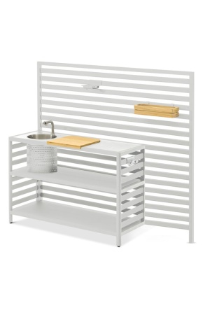 Arvika, уличная кухня белая 0248-0249-50 Алюминий BRAFRITID (Brafab) Arvika, уличная кухня белая