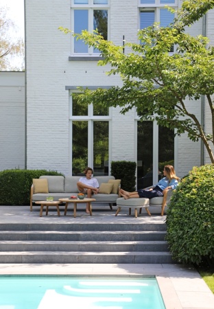 Avesta, комплект лаунж мебели тик/роуп