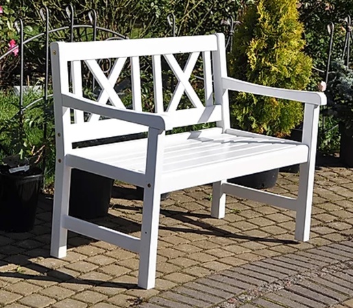 Скамейка Linda 2x (106 см) 172046 Массив сосны Diva Скамейка Linda 2x (106 см)