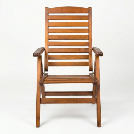 Регина, кресло складное, коричневый, массив сосны