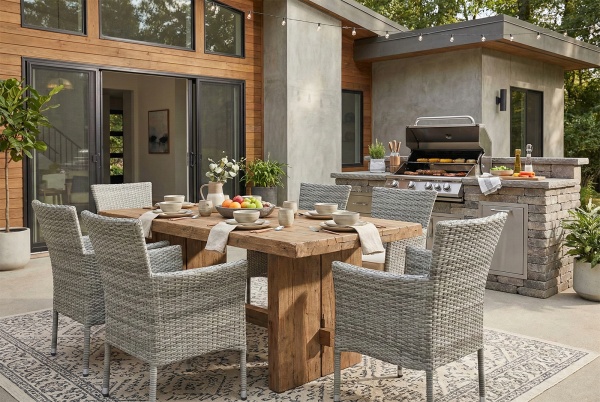 Диана, кресло, серо-коричневый, искусственный ротанг