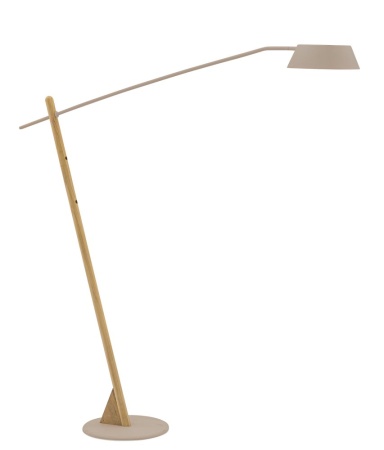 Solna 184см, торшер бежевый/натуральный 0244-4 Тик Алюминий BRAFRITID (Brafab) Solna 184см, торшер бежевый/натуральный