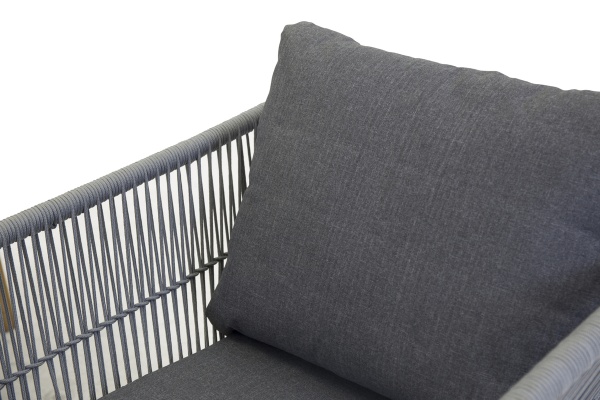 Комплект мебели из роупа с диваном Paris Grey