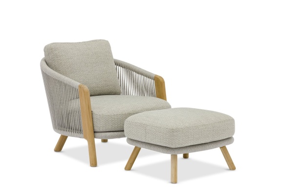 Avesta, угловой комплект лаунж мебели тик/роуп