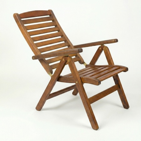 Регина, кресло складное, коричневый, массив сосны