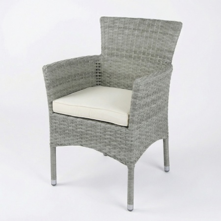 Диана, кресло, серо-коричневый, искусственный ротанг