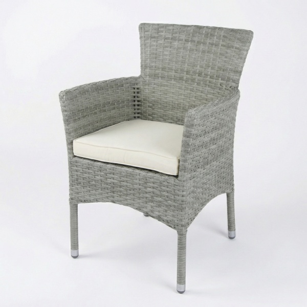 Диана, кресло, серо-коричневый, искусственный ротанг