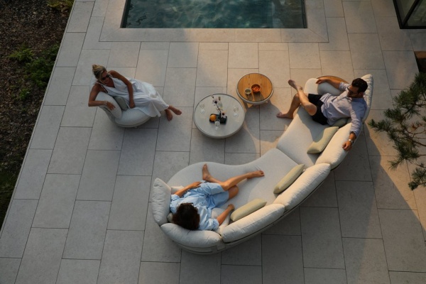 Gotland Lounge, комплект мебели c парными столиками бежевый