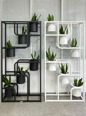 Skara, цветочница, белый, алюминий 0220-50 Алюминий BRAFRITID (Brafab) Skara, цветочница, белый, алюминий