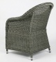 Лагуна, кресло, серо-коричневый, искусственный ротанг