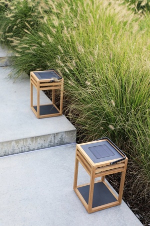 Sala, лампа 28см, антрацит/тик