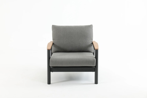 Rhine, кресло lounge, алюминий/иск.ротанг