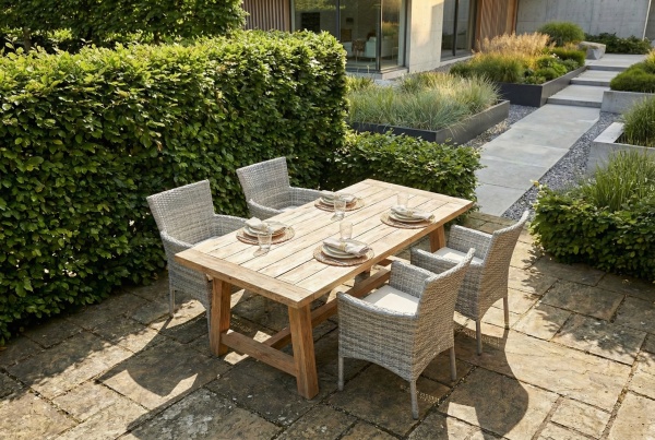 Диана, кресло, серо-белый, искусственный ротанг