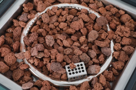 Orebro, гриль-стол прямоугольный, антрацит, тик/алюминий