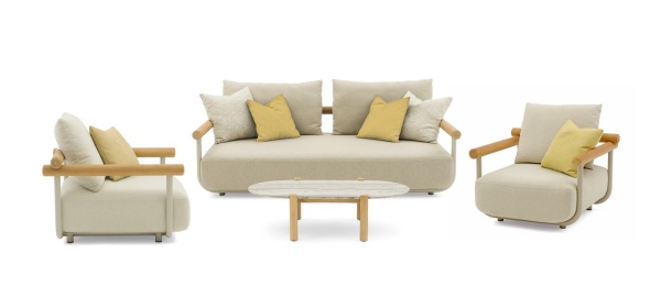 Abisko, комплект лаунж мебели, бежевый