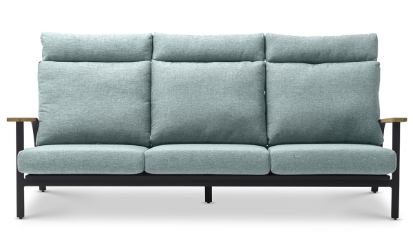 Комплект Malmo Lounge с 3-х местным диваном (антрацит/зеленый)