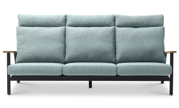Malmo Lounge, комплект мебели с 3-х местным диваном (антрацит/зеленый)