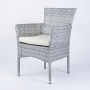 Диана, кресло, серо-белый, искусственный ротанг