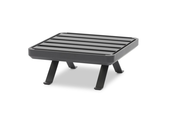 Lund, пуф антрацит/антрацит, алюминий 0084-0086-1-72-090 Алюминий BRAFRITID (Brafab) Lund, пуф антрацит/антрацит, алюминий