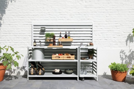 Arvika, уличная кухня белая 0248-0249-50 Алюминий BRAFRITID (Brafab) Arvika, уличная кухня белая