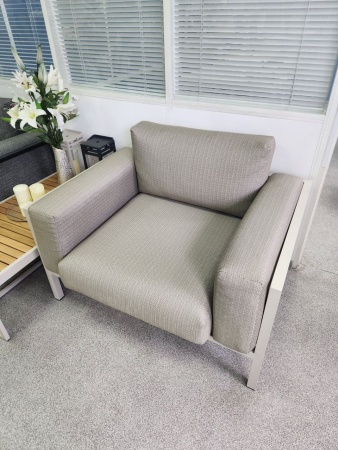 Кресло Stockholm (бежевый/коричневый)