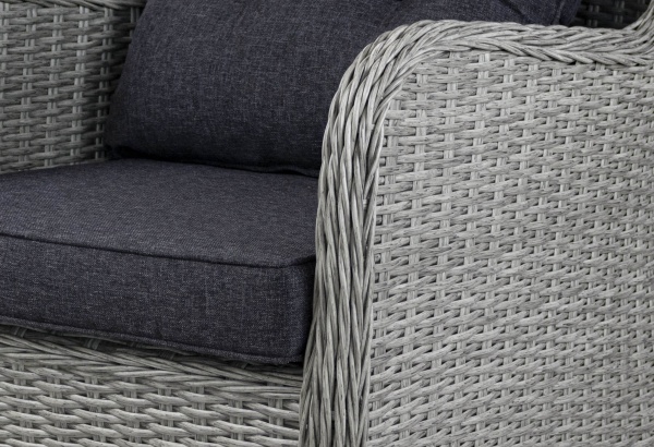 Комплект мебели из искусственного ротанга Real Gray