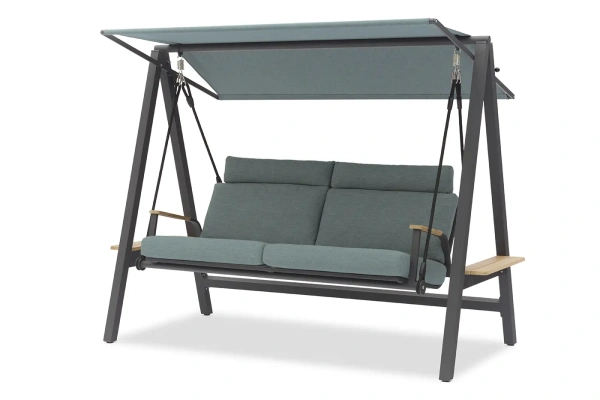 Качели Malmo антрацит/зеленый