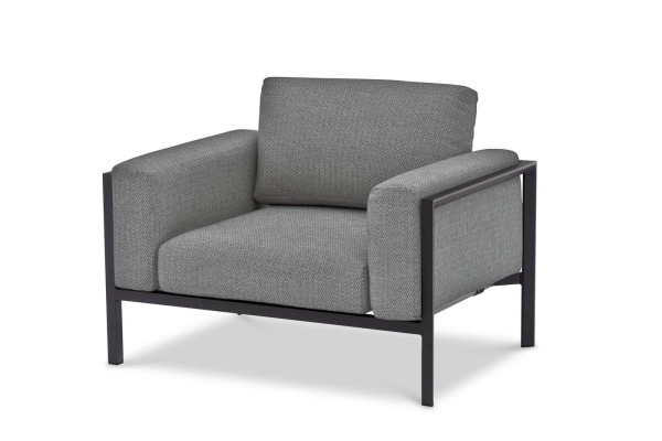 Stockholm L, угловой комплект c круглыми столиками, антрацит/серый