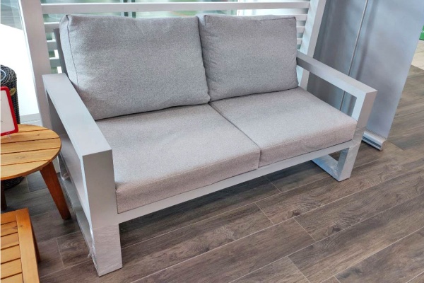 Madison, диван 2 секции, алюминий