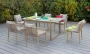 Обеденная группа Split, алюминий/роуп RR239BE Алюминий Роуп Azzura Обеденная группа Split, алюминий/роуп