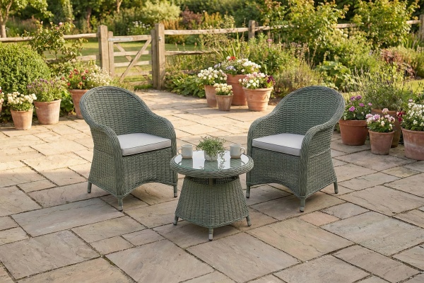 Лагуна, кресло, серо-коричневый, искусственный ротанг